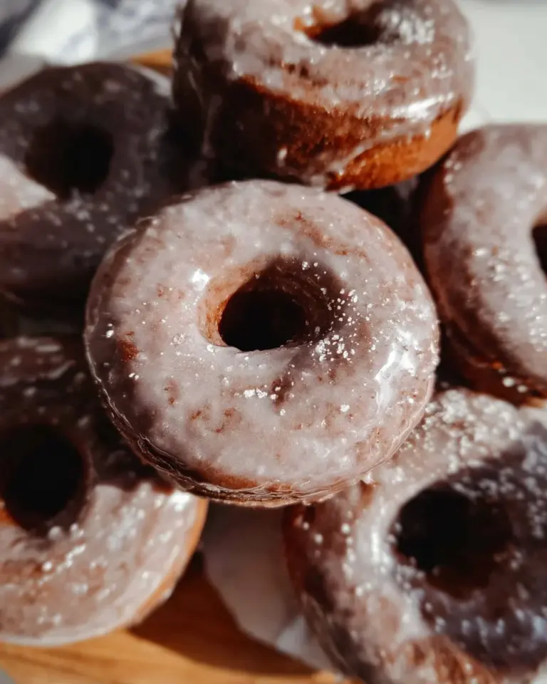Baked Chocolate Cake Doughnuts