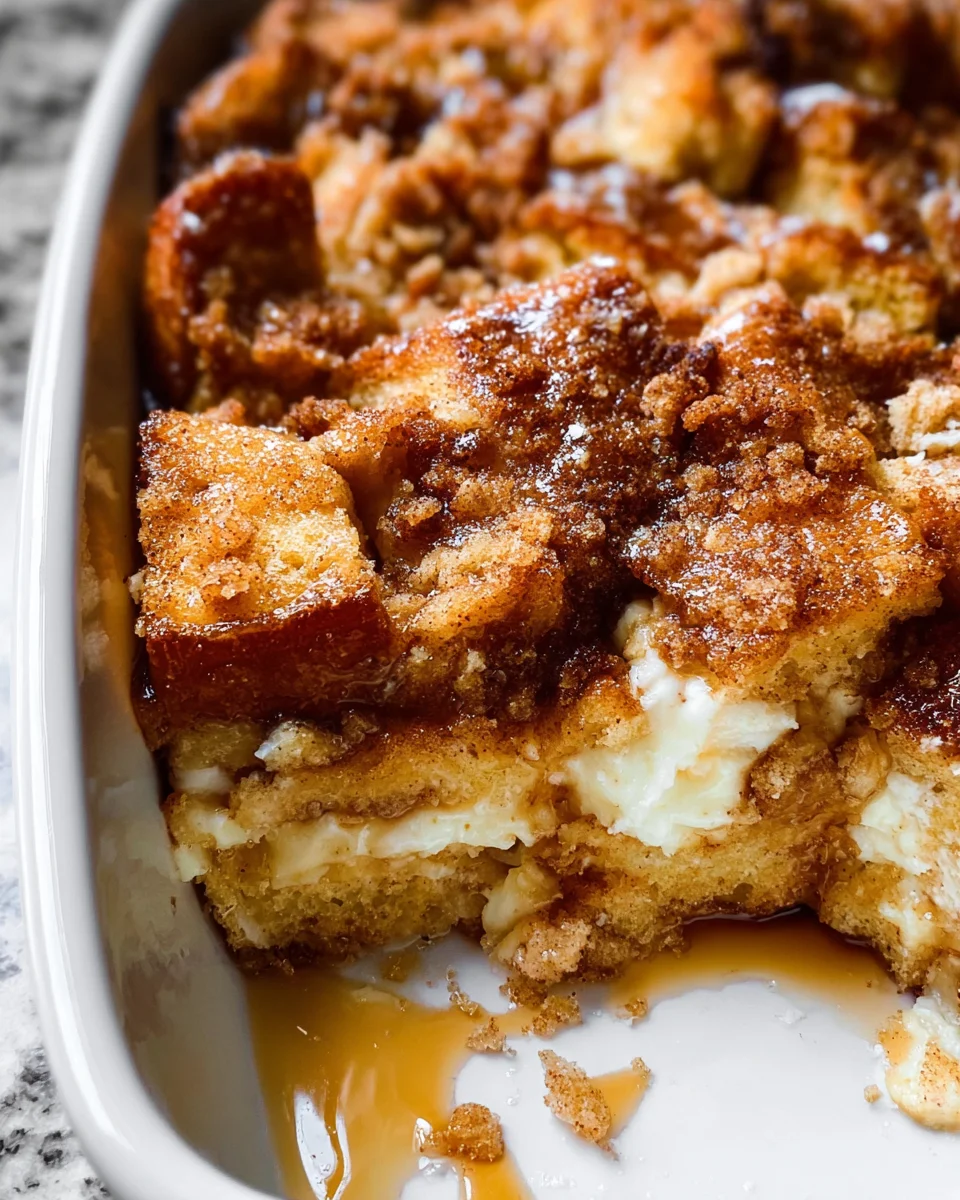 Baked Cream Cheese French Toast Casserole