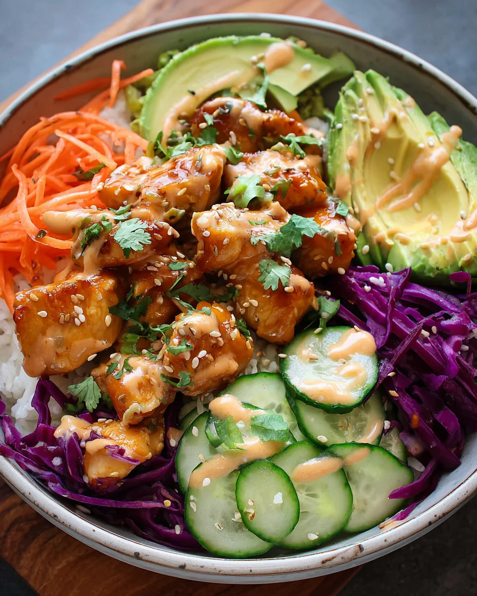 Bang Bang Chicken Bowl Bang Bang Chicken Bowl