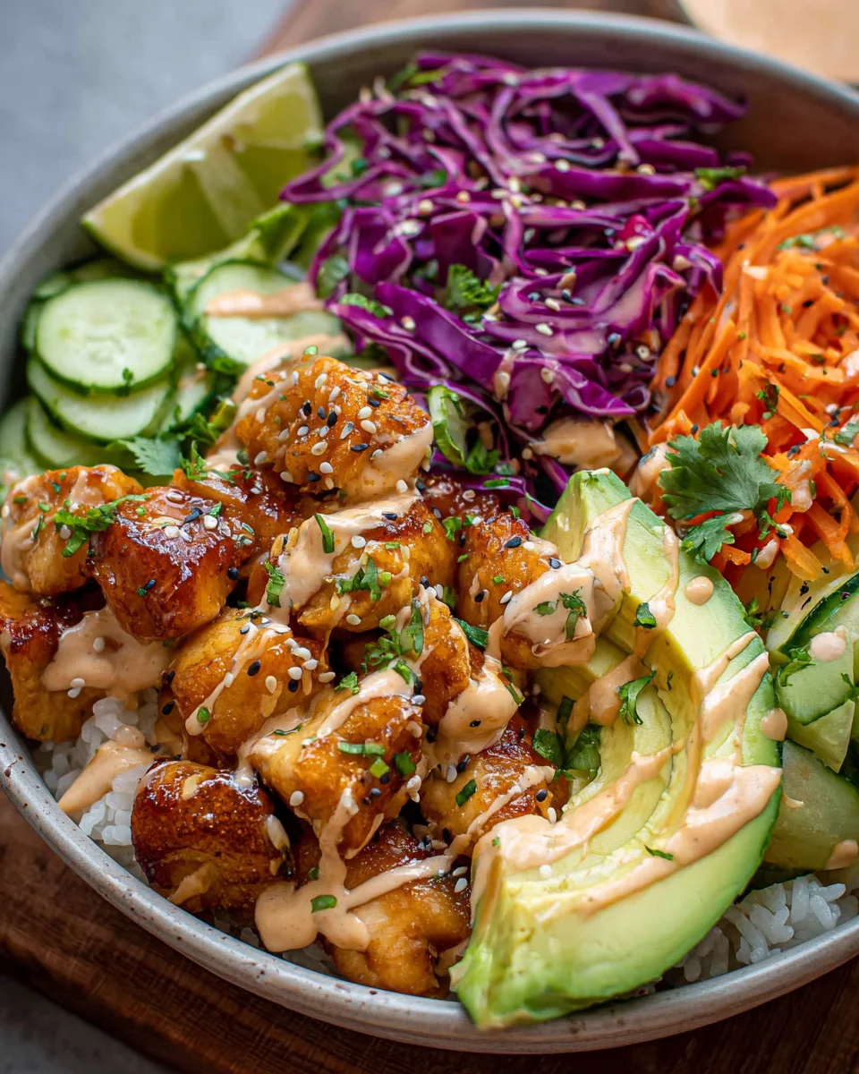Bang Bang Chicken Bowl Bang