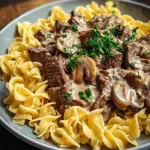 Beef Stroganoff with Egg Noodles Beef Stroganoff with Egg Noodles