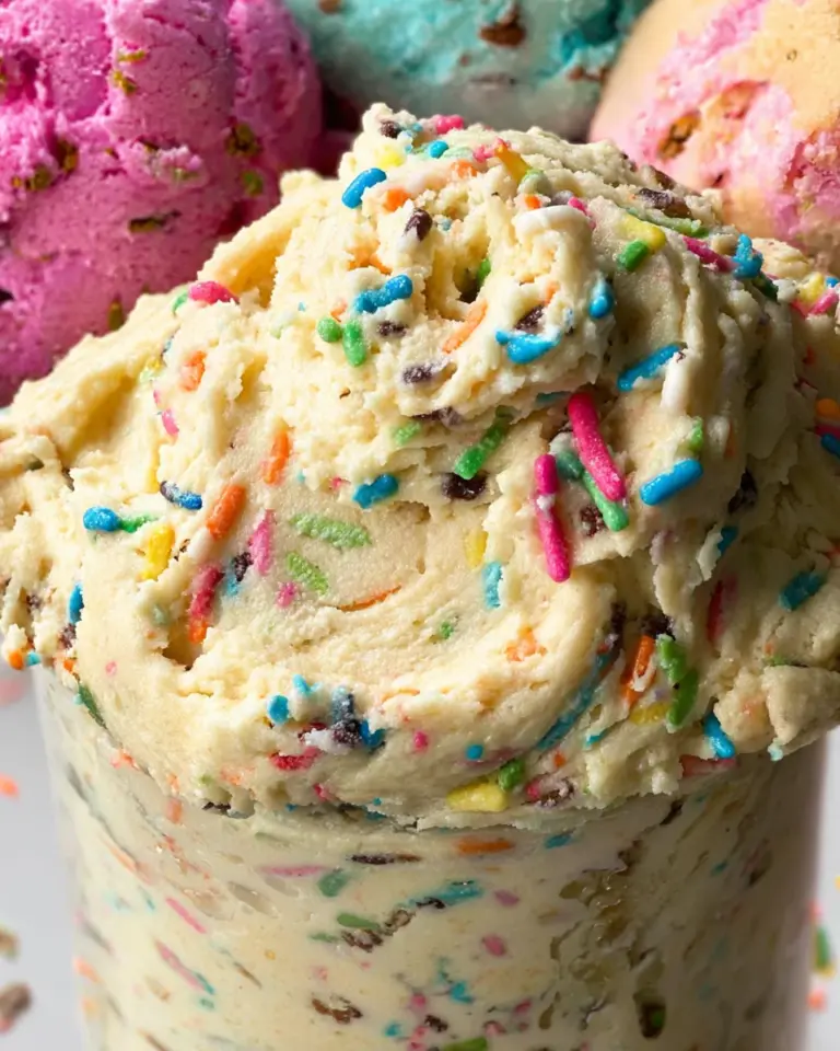 Birthday Cake Protein Cookie Dough