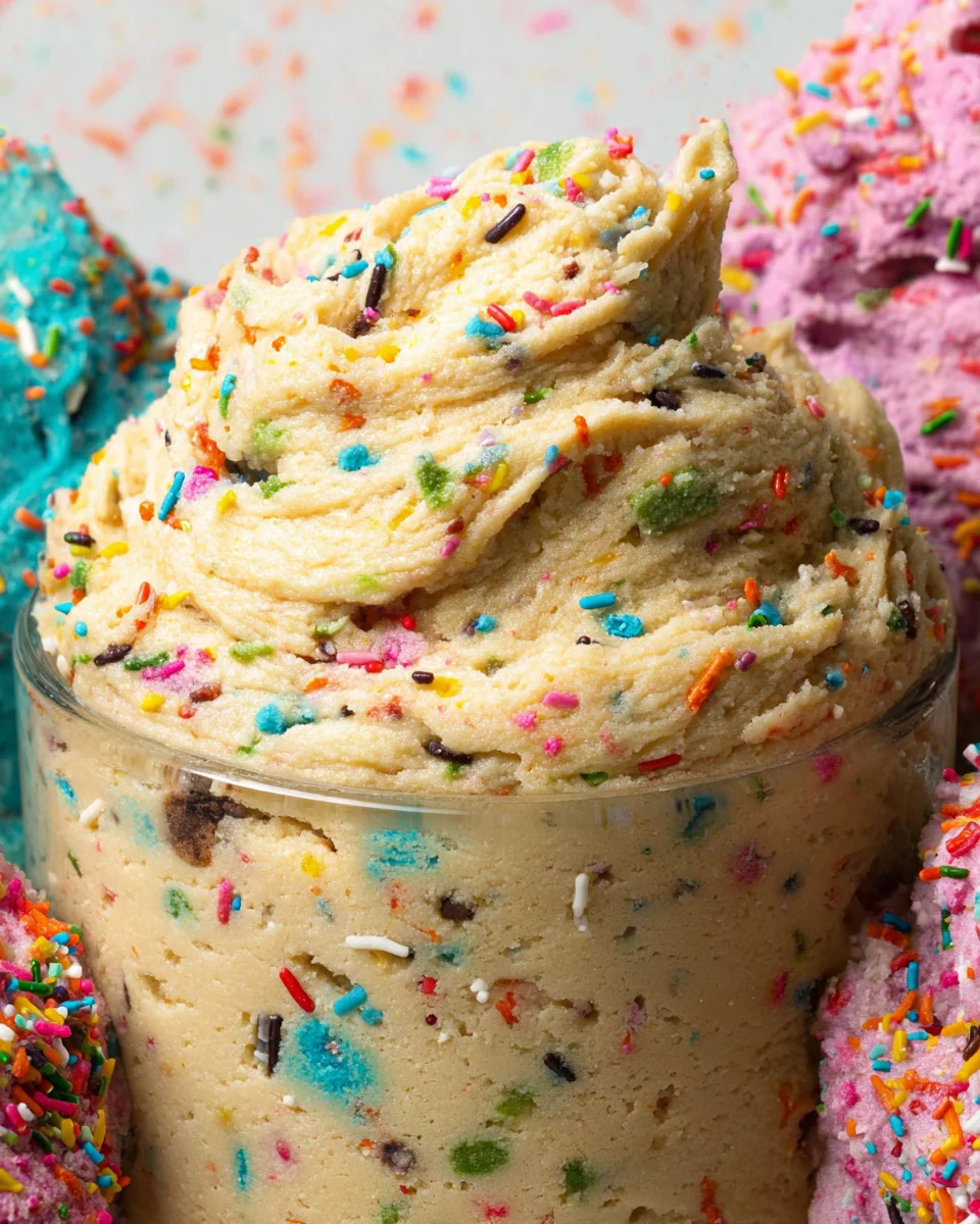 Birthday Cake Protein Cookie Dough Birthday