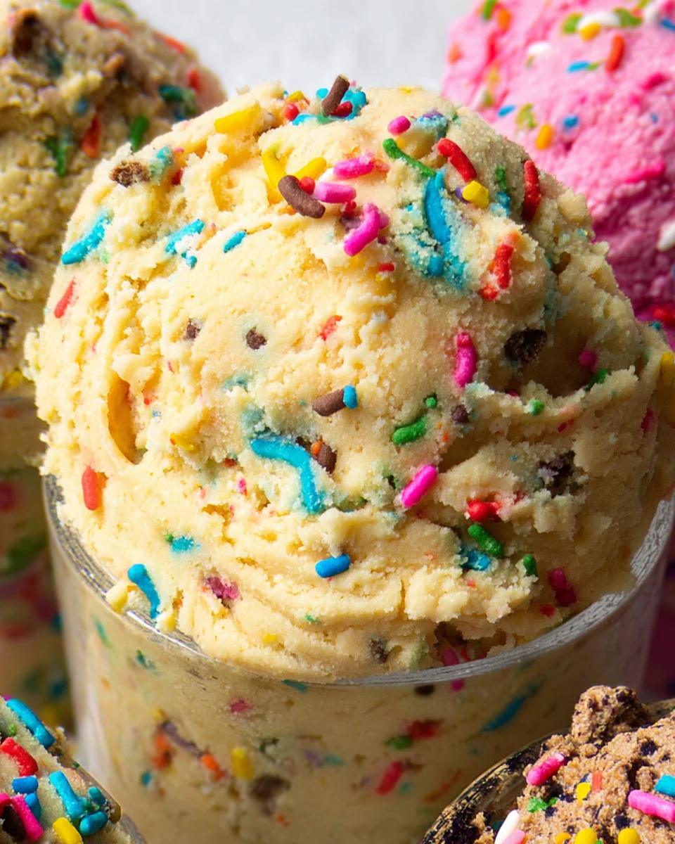 Birthday Cake Protein Cookie Dough Birthday
