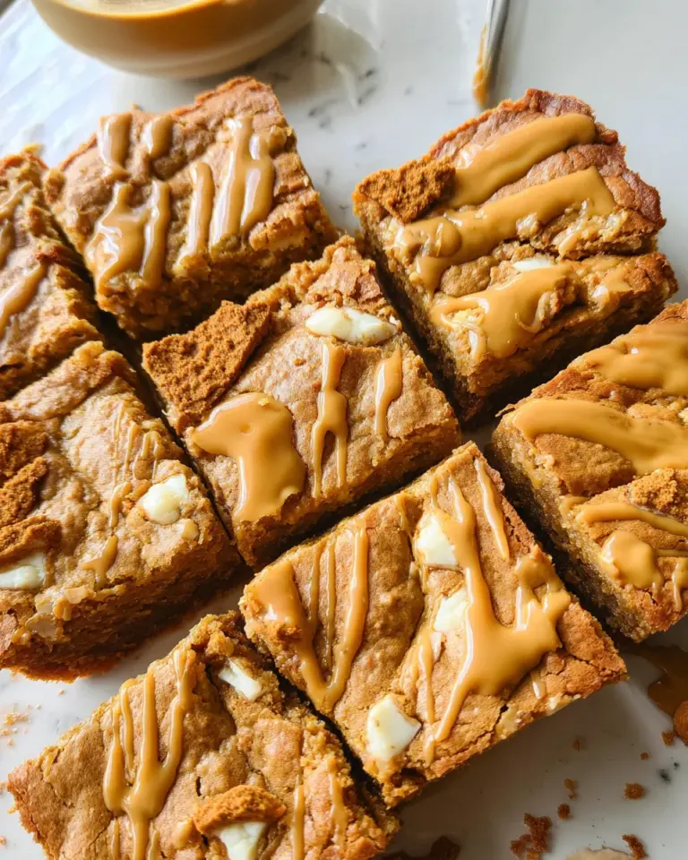 Biscoff Blondies