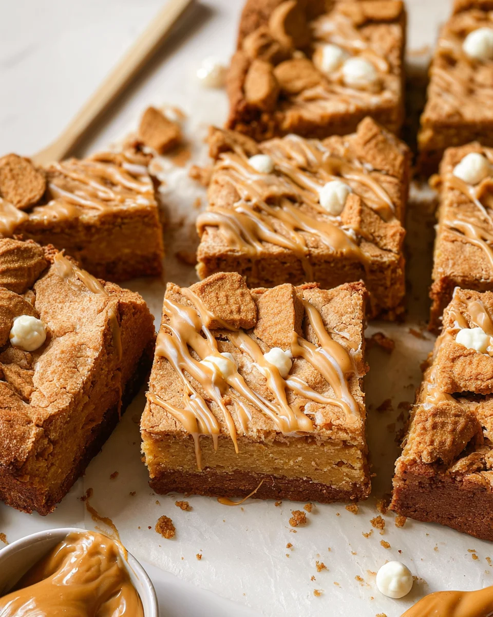 Biscoff Blondies Biscoff