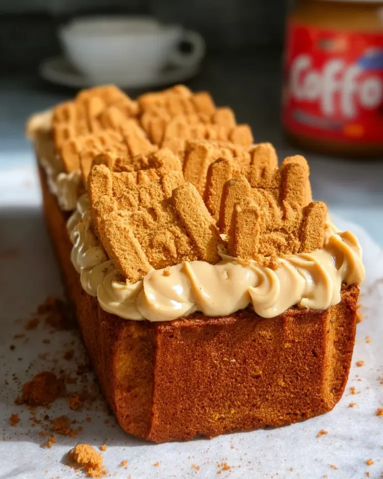 Biscoff Loaf Cake