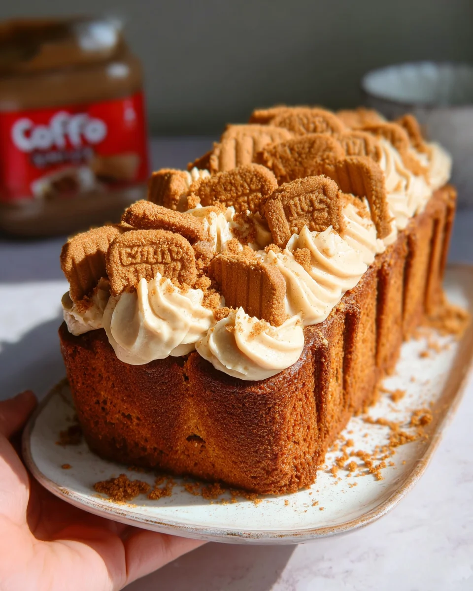 Biscoff Loaf Cake Biscoff