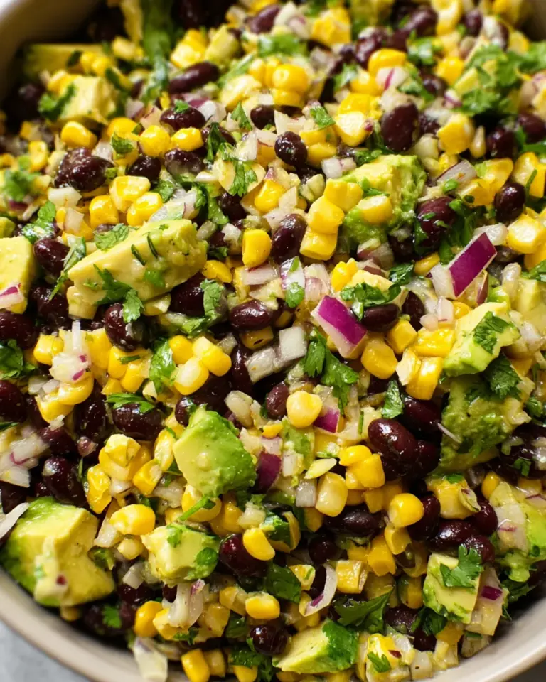 Black Bean Corn Avocado Salad