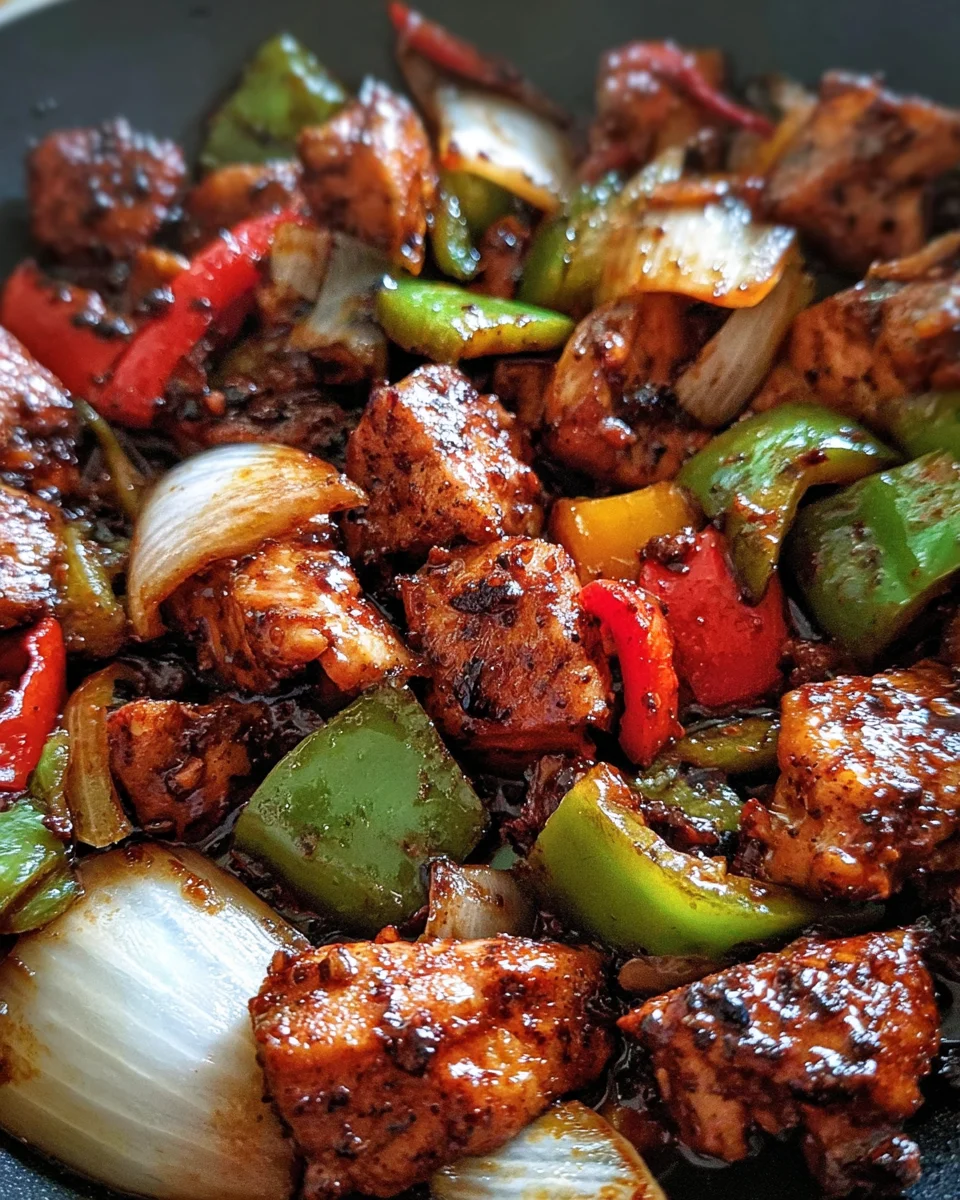 Black Pepper Chicken Black