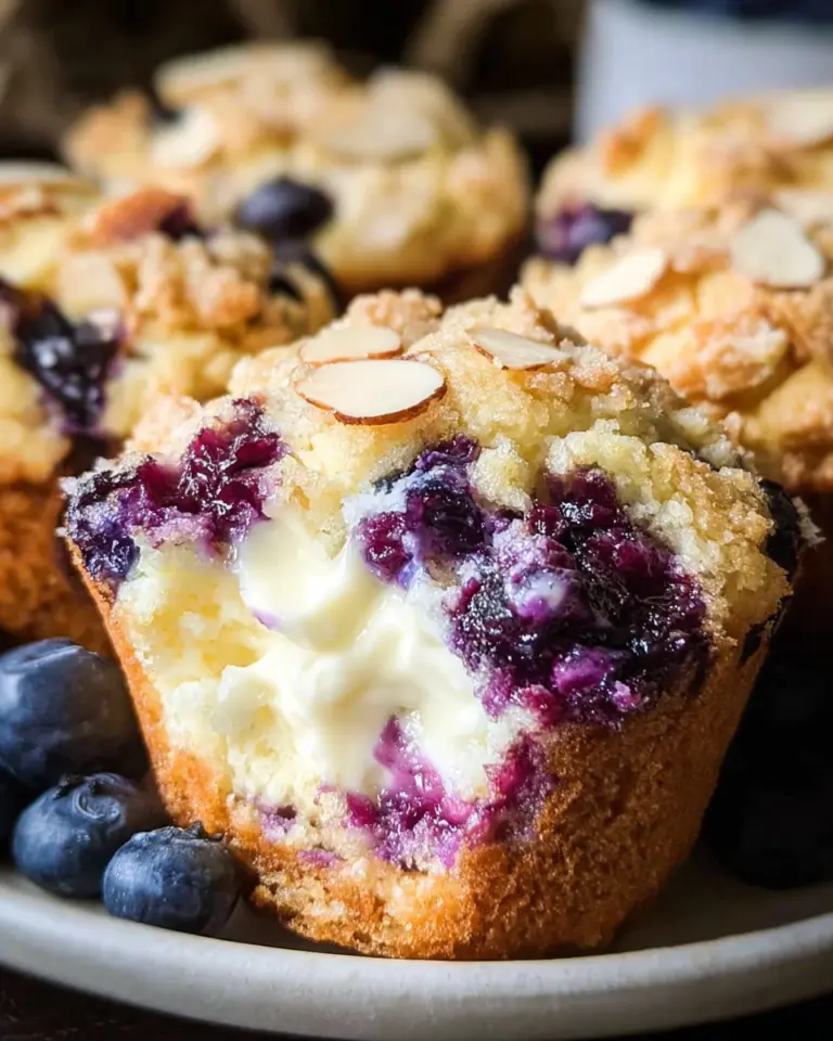 Blueberry Cream Cheese Muffins