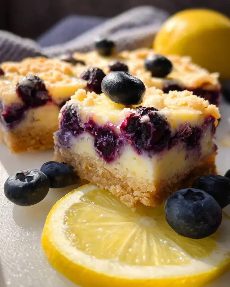 Blueberry Lemon Pie Bars