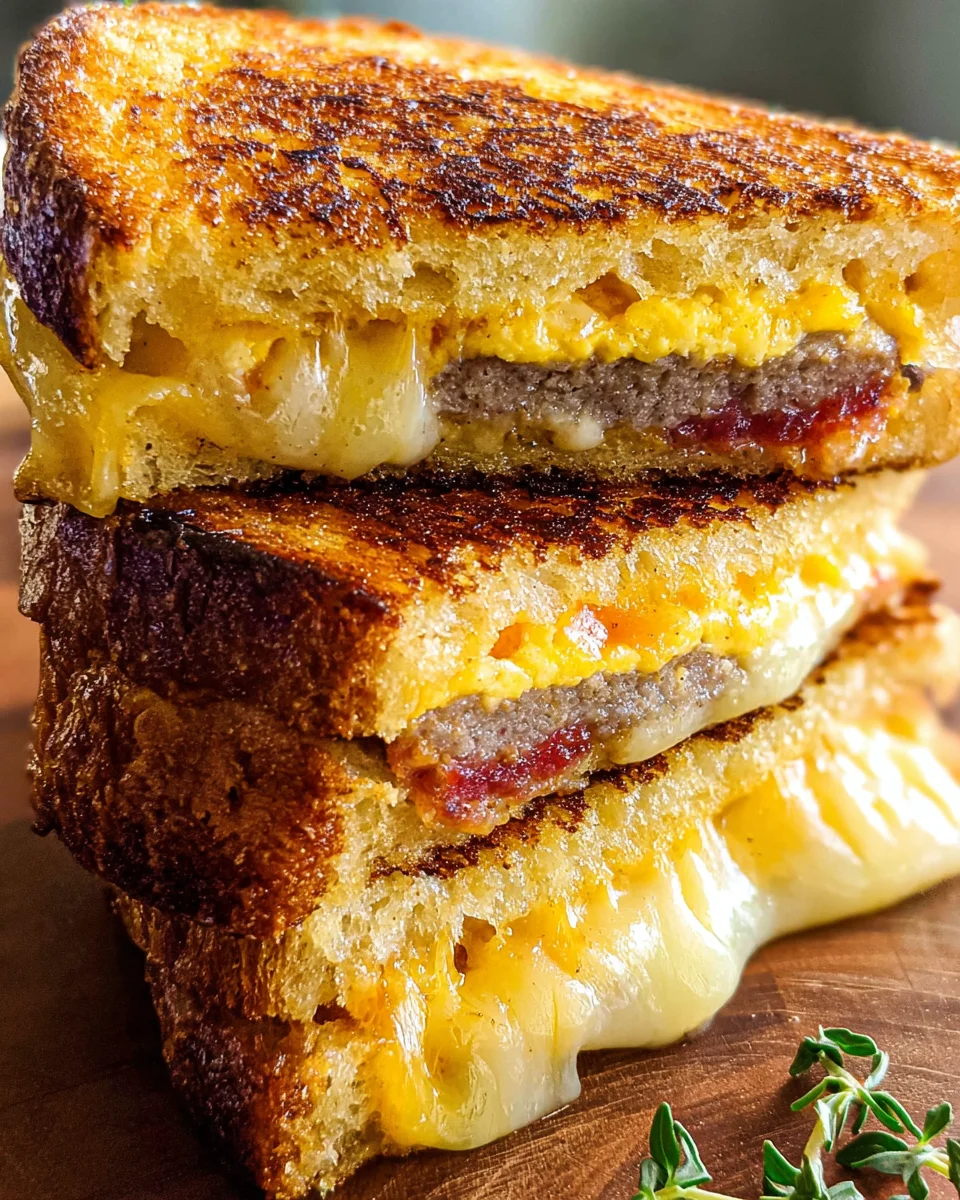 Breakfast Grilled Cheese Breakfast