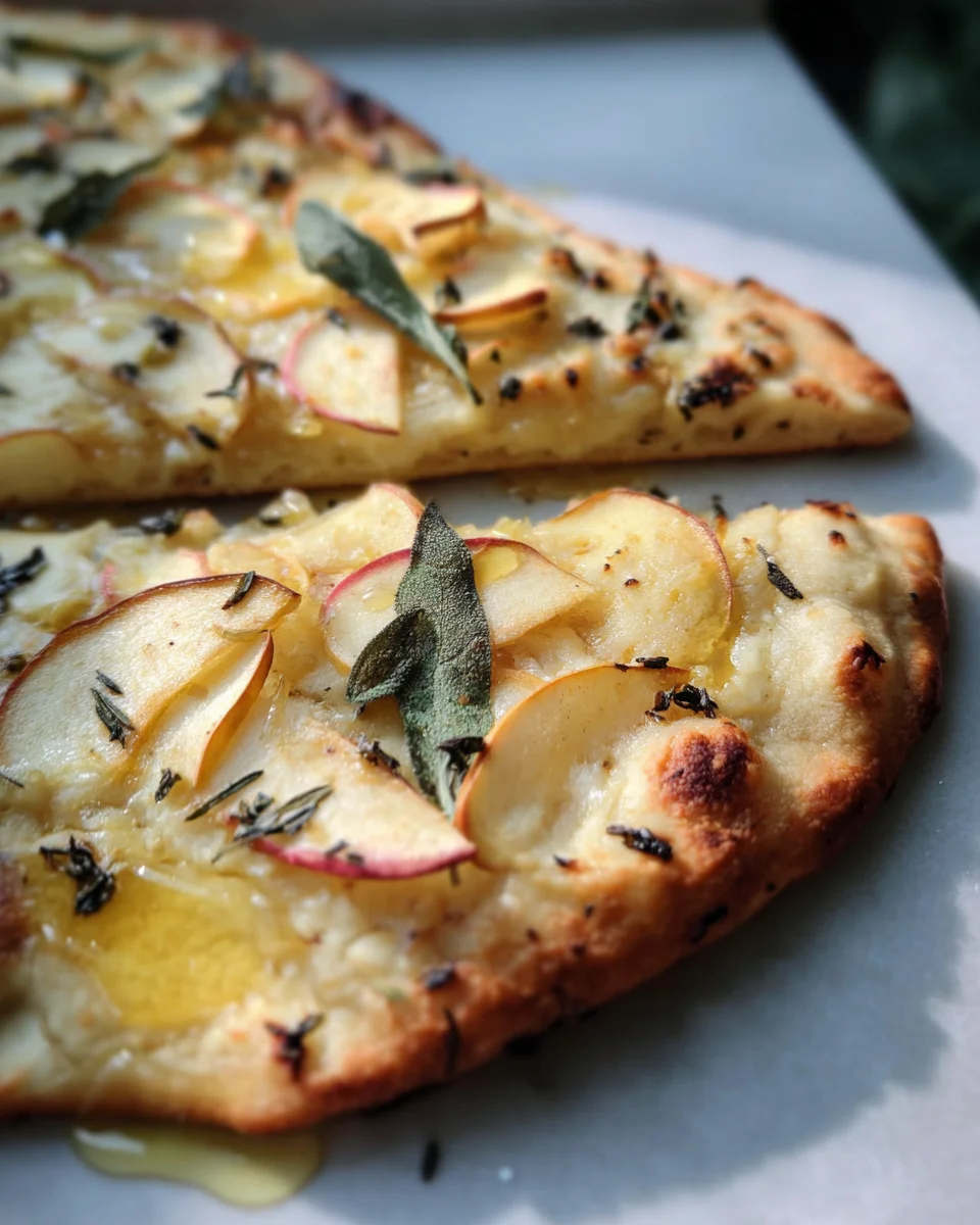 Brie and Apple Flatbread Brie