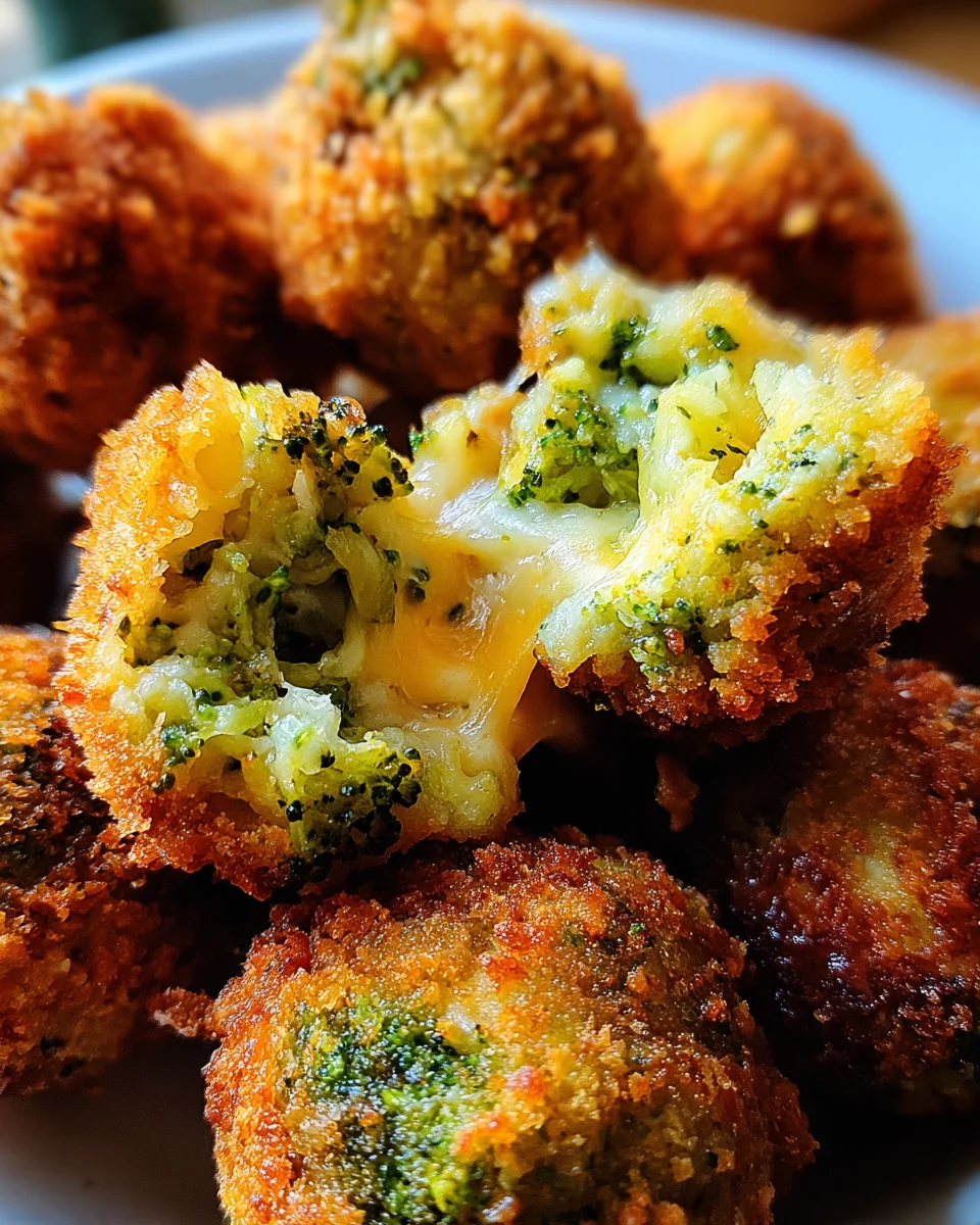 Broccoli Cheese Balls Broccoli