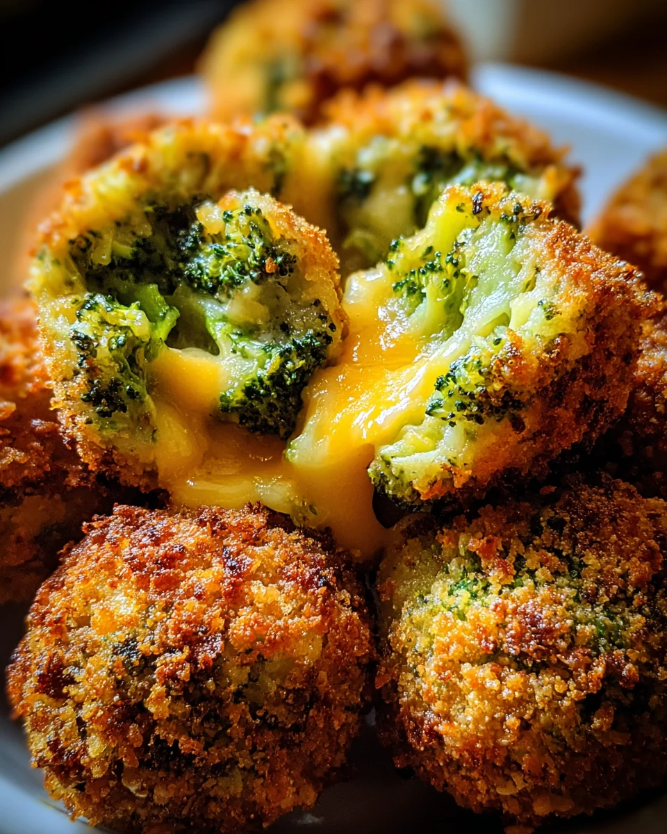 Broccoli Cheese Balls Broccoli