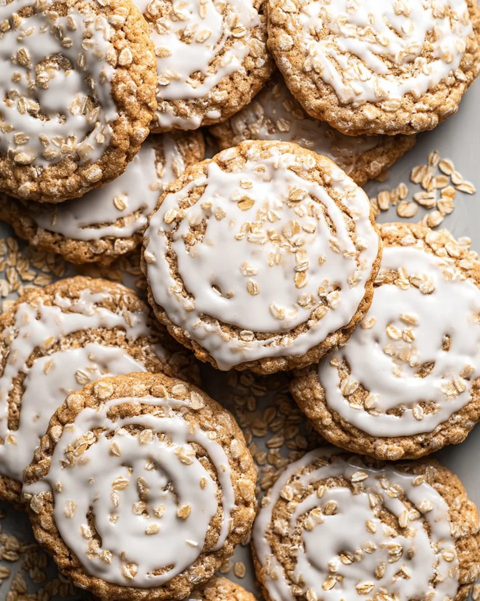 Brown Butter Iced Oatmeal Cookies Recipe Brown