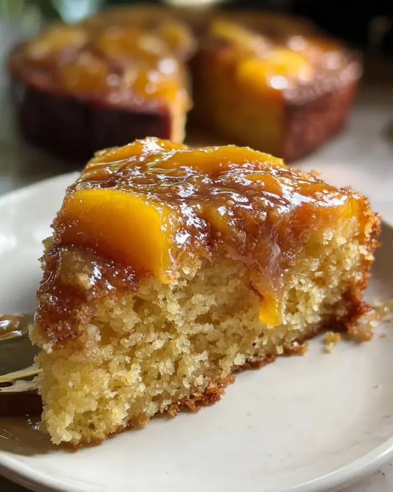 Brown Sugar Peach Cake