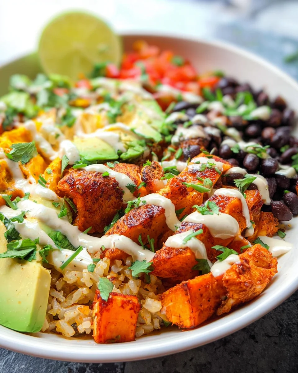 Cajun Sweet Potato Rice Bowl Cajun