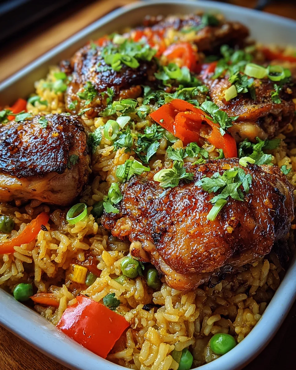 Caribbean Chicken and Rice Caribbean