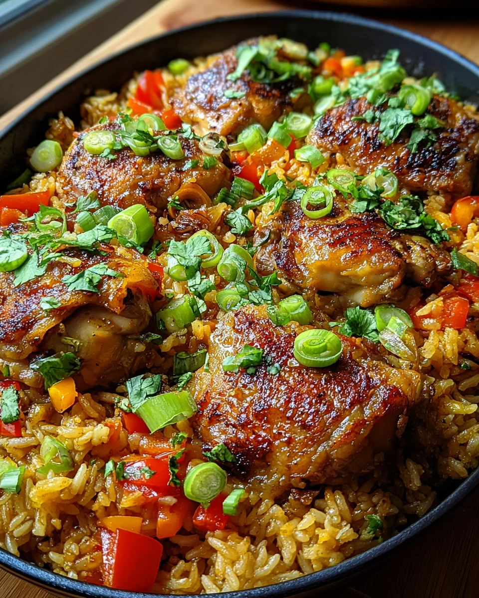 Caribbean Chicken and Rice Caribbean