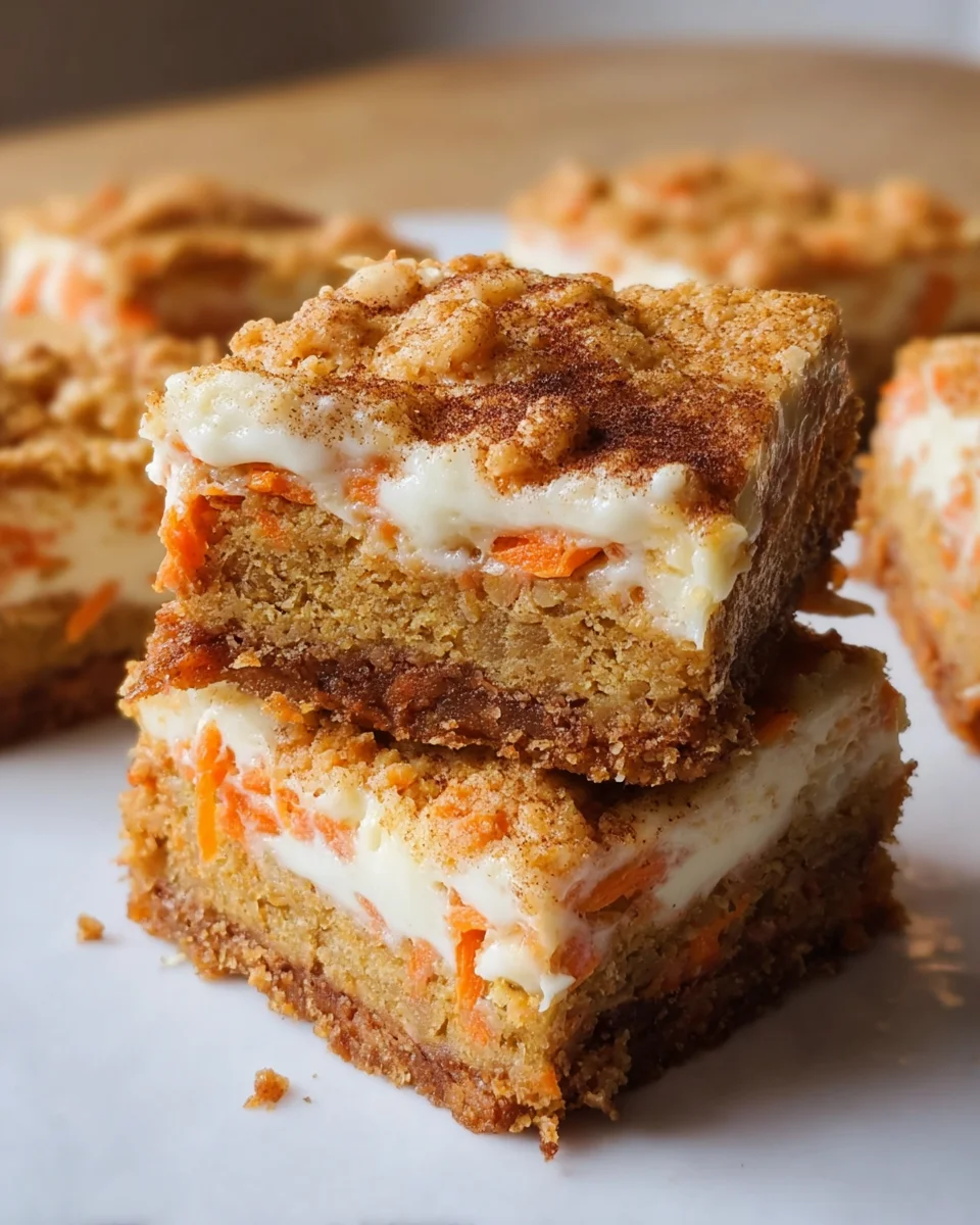 Carrot Cake Bars Carrot