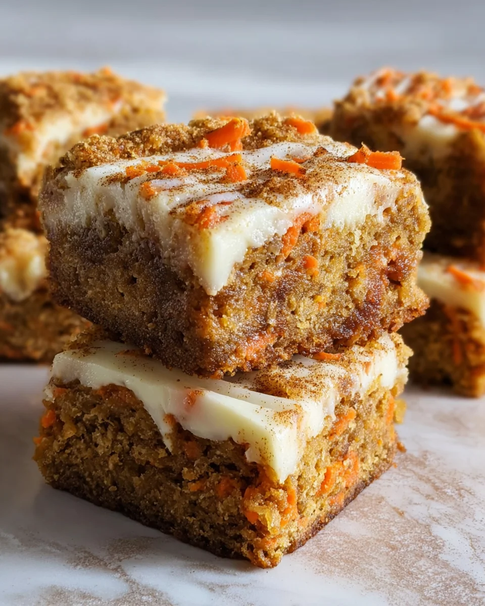 Carrot Cake Bars Carrot