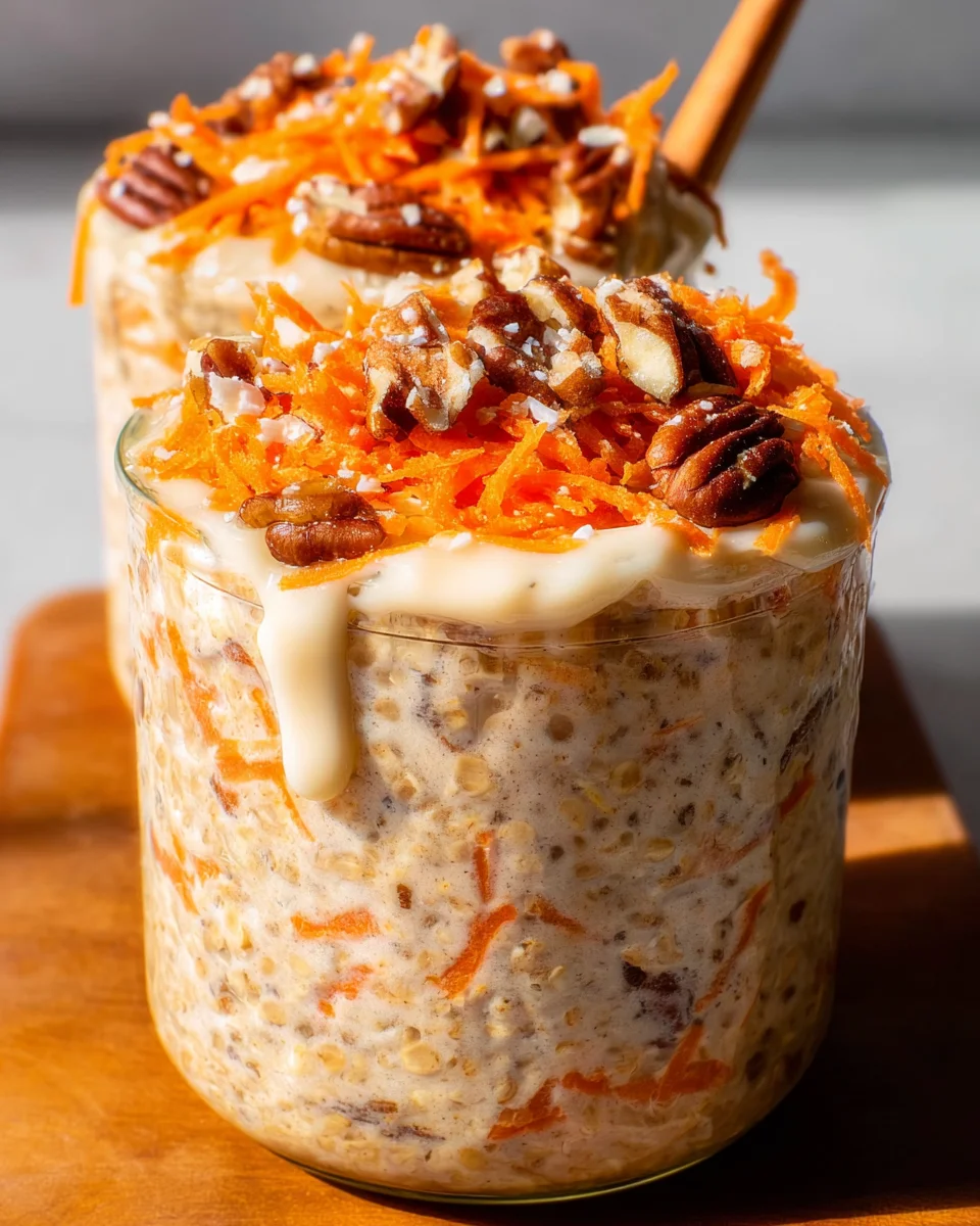 Carrot Cake Overnight Oats Carrot