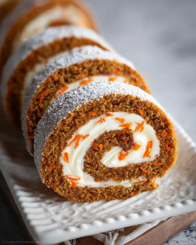 Carrot Cake Roll