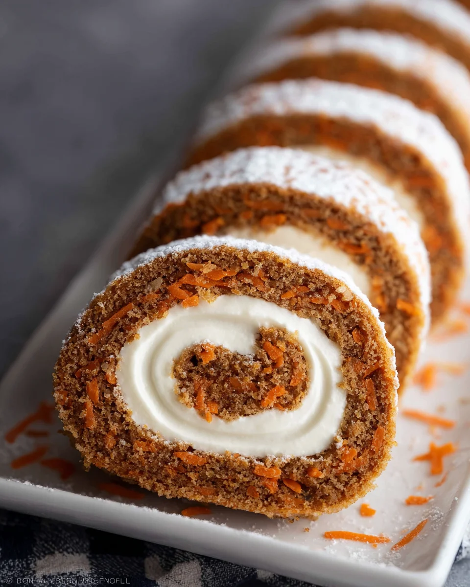 Carrot Cake Roll Carrot