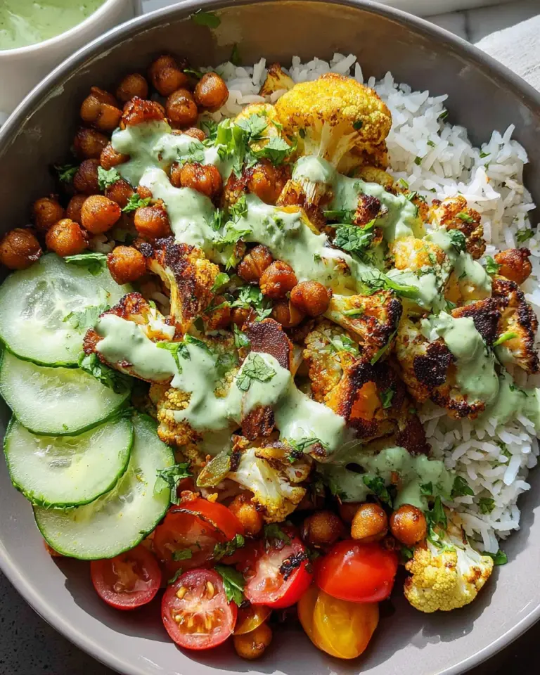 Cauliflower Shawarma Bowls