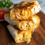 Cheesy Garlic Chicken Wraps Cheesy Garlic Chicken Wraps