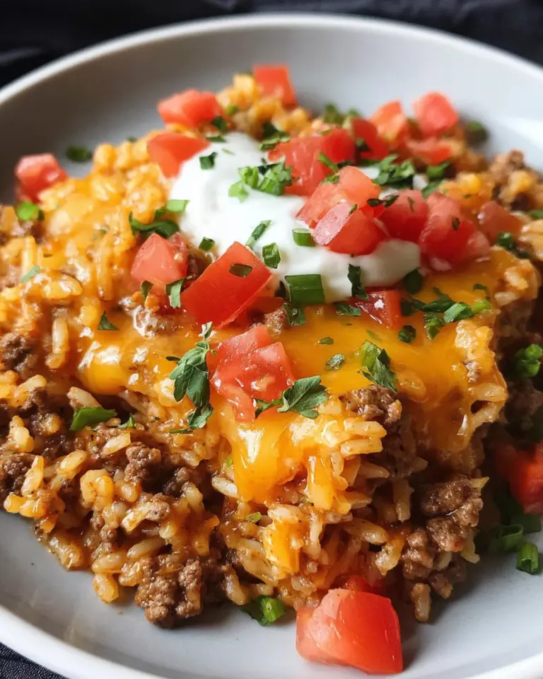 Cheesy Taco Rice Recipe
