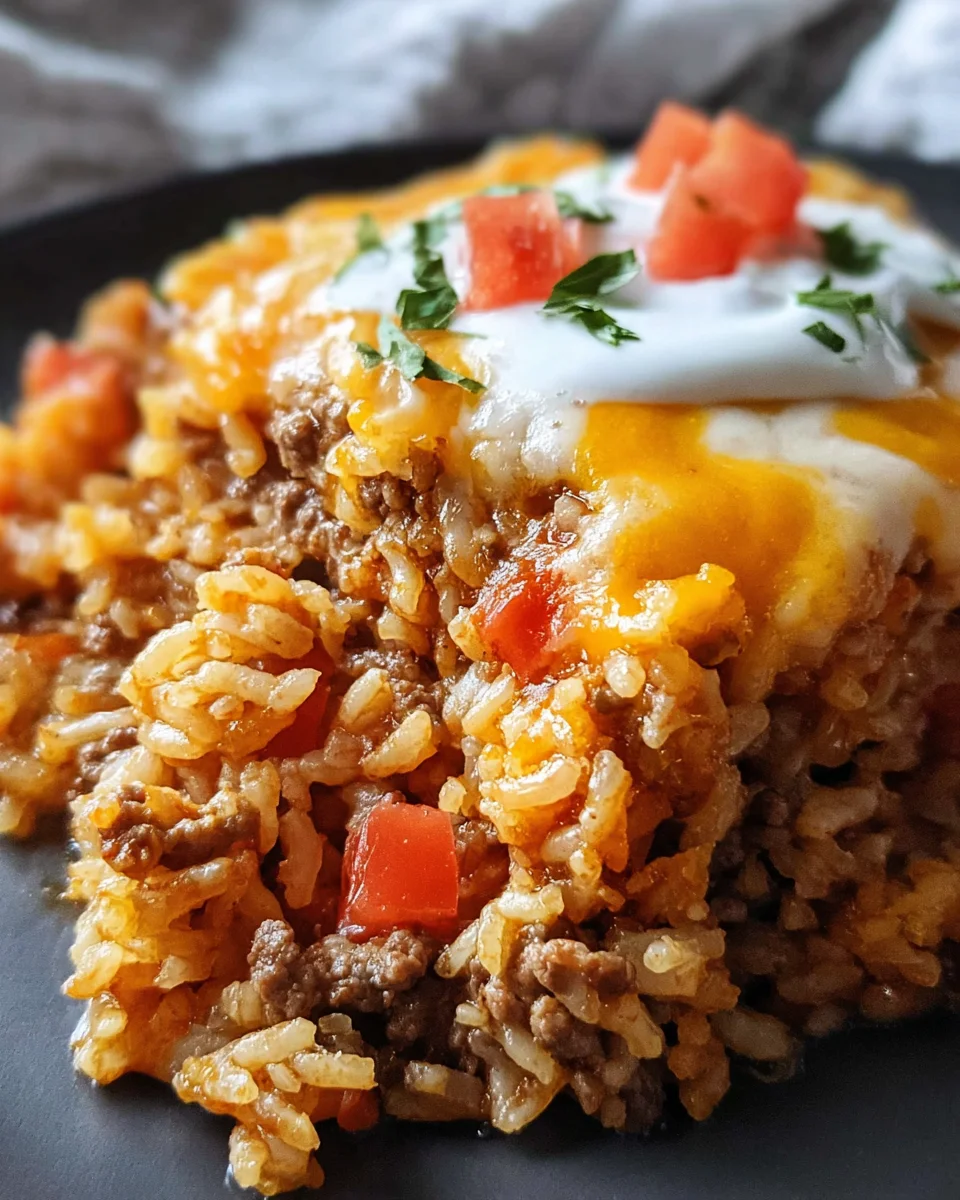 Cheesy Taco Rice Recipe Cheesy