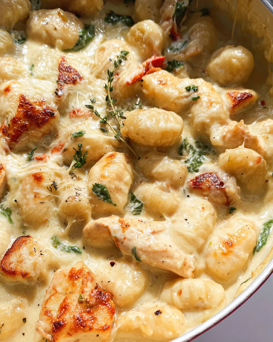 Chicken Alfredo Gnocchi Chicken