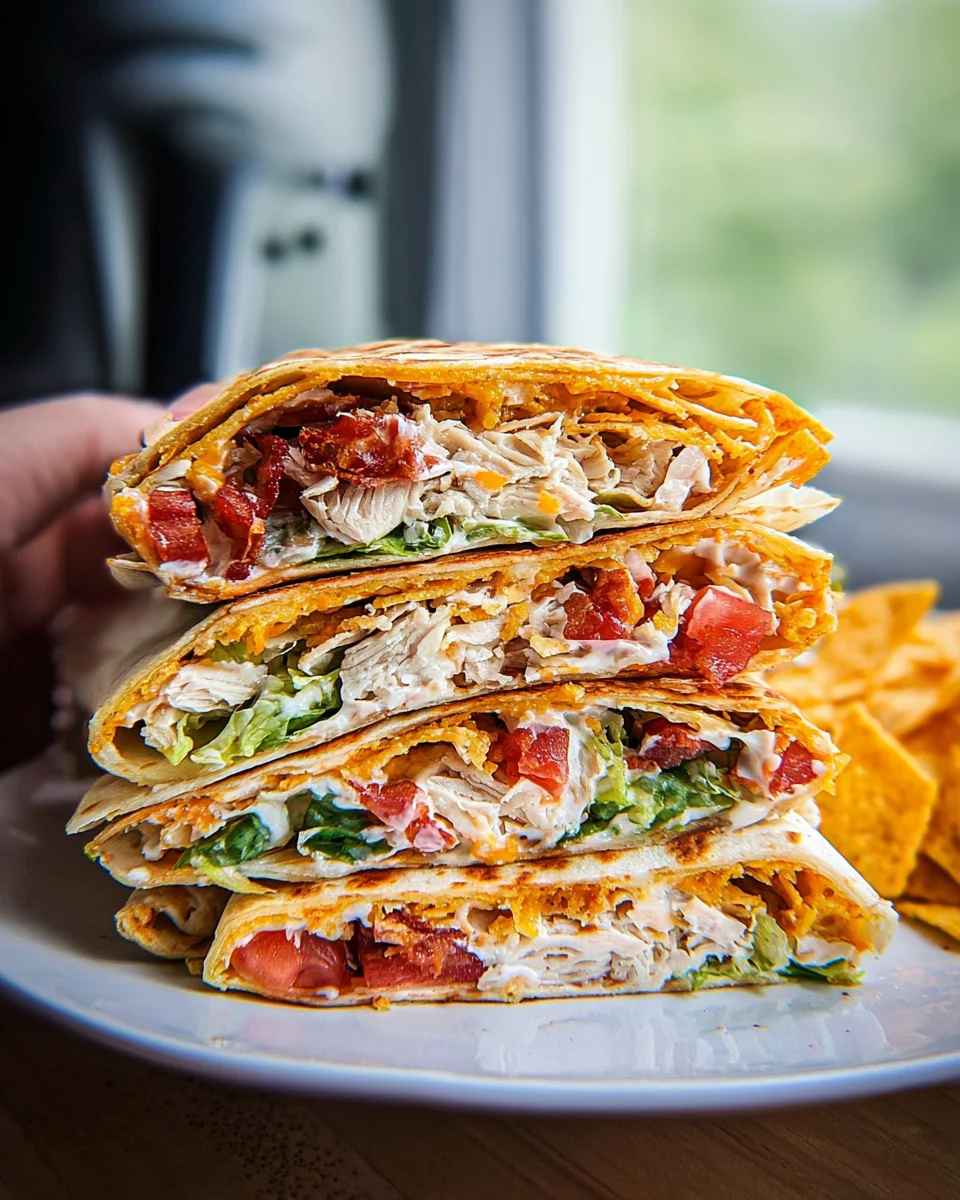 Chicken Bacon Ranch Crunchwrap Chicken