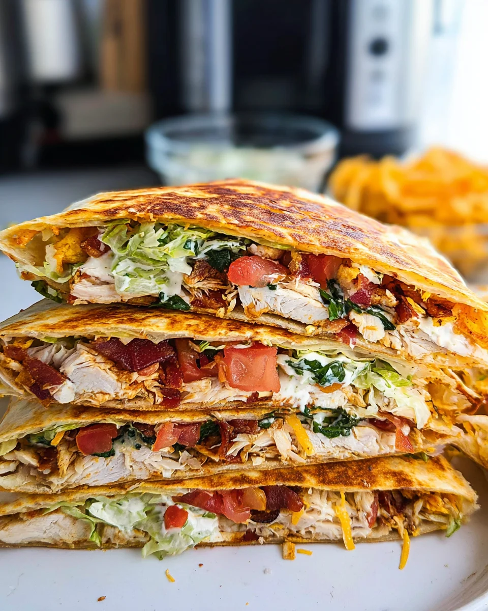 Chicken Bacon Ranch Crunchwrap Chicken