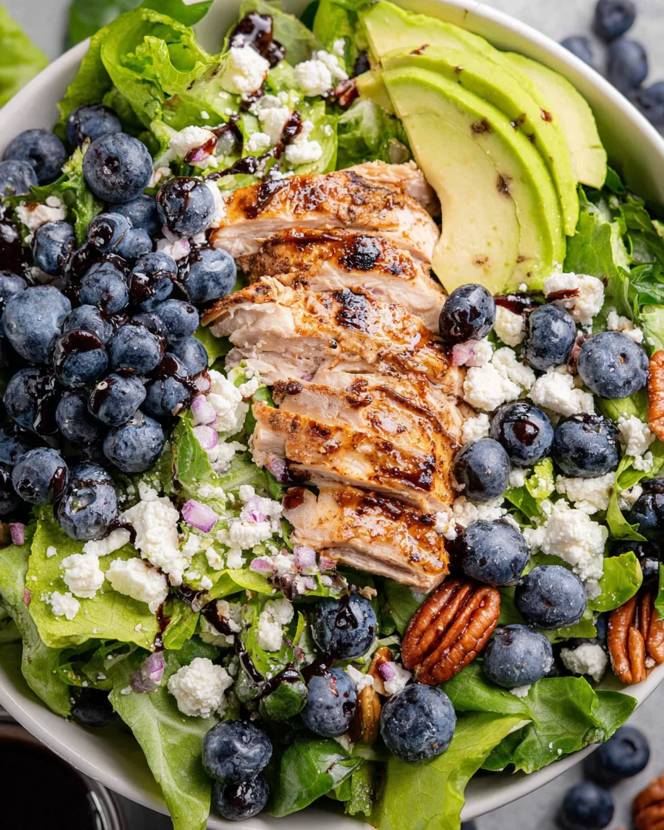 Chicken Blueberry Feta Salad