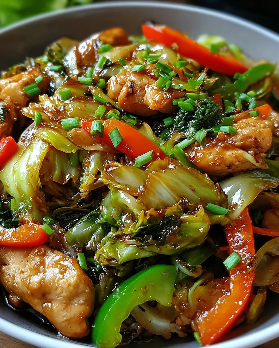 Chicken Cabbage Stir-Fry Recipe Chicken