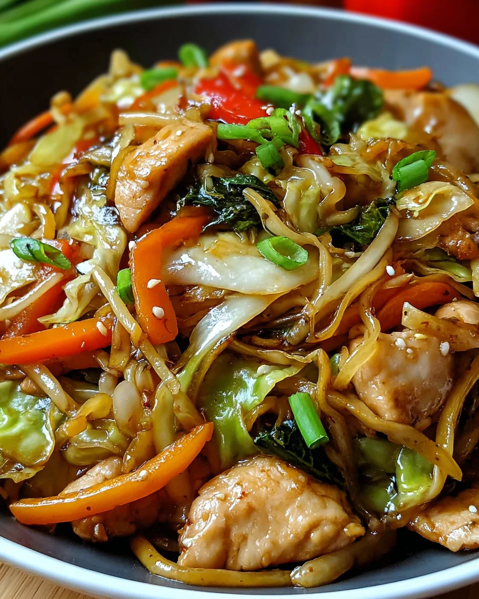 Chicken Cabbage Stir-Fry Recipe Chicken
