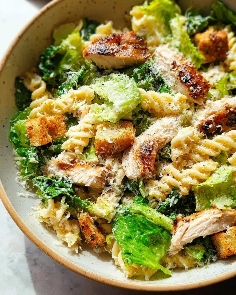 Chicken Caesar Pasta Salad