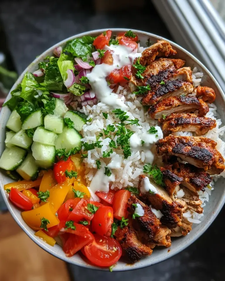 Chicken Shawarma Bowl Recipe