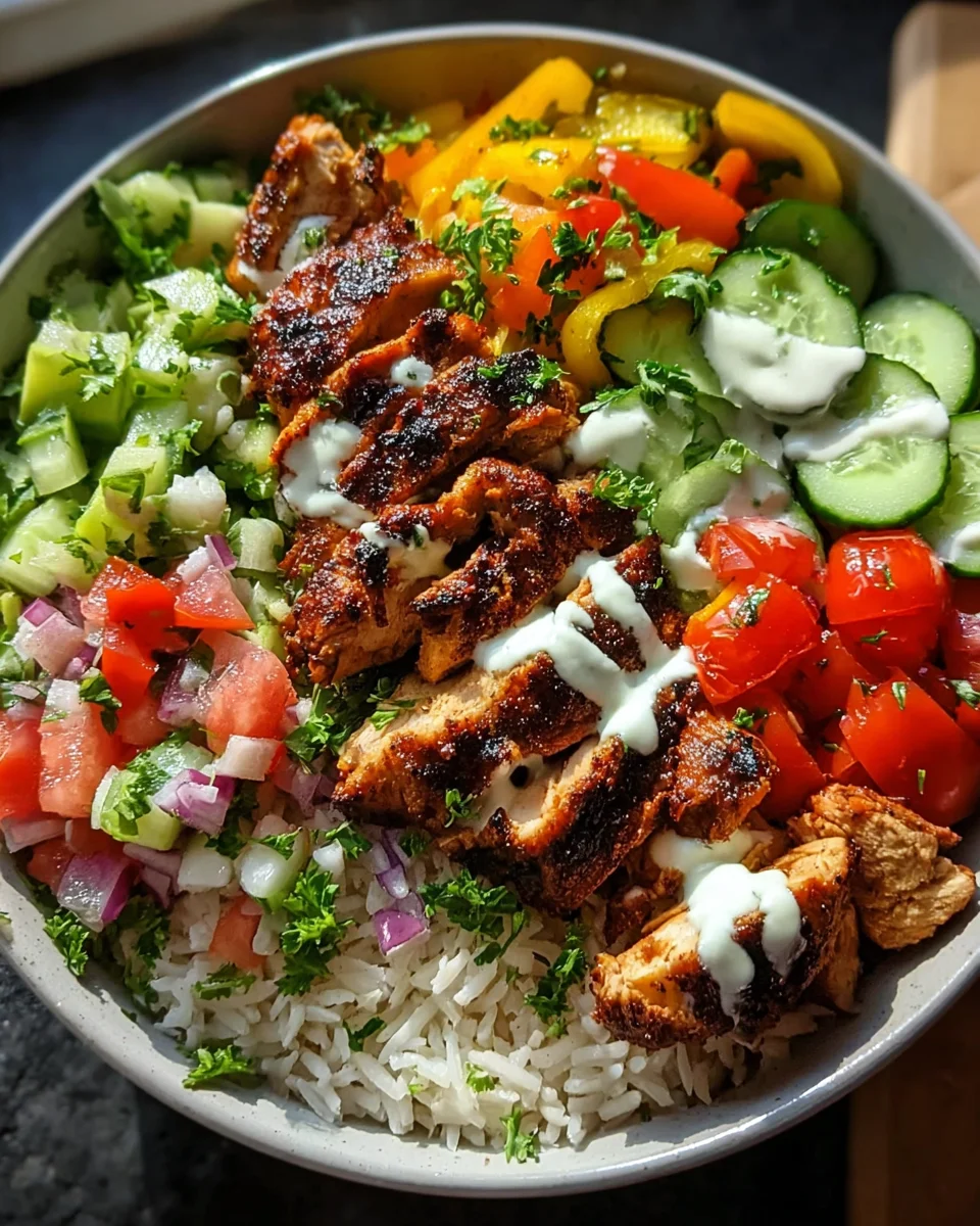 Chicken Shawarma Bowl Recipe Chicken