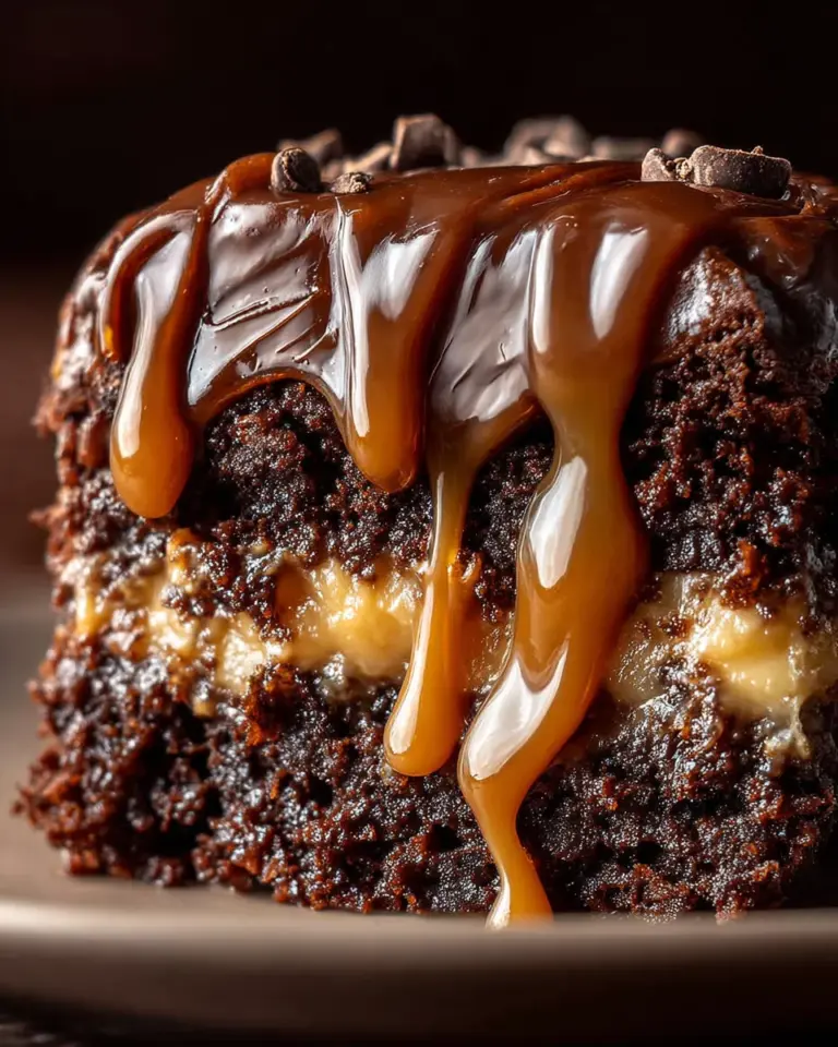 Chocolate Caramel Dump Cake Recipe
