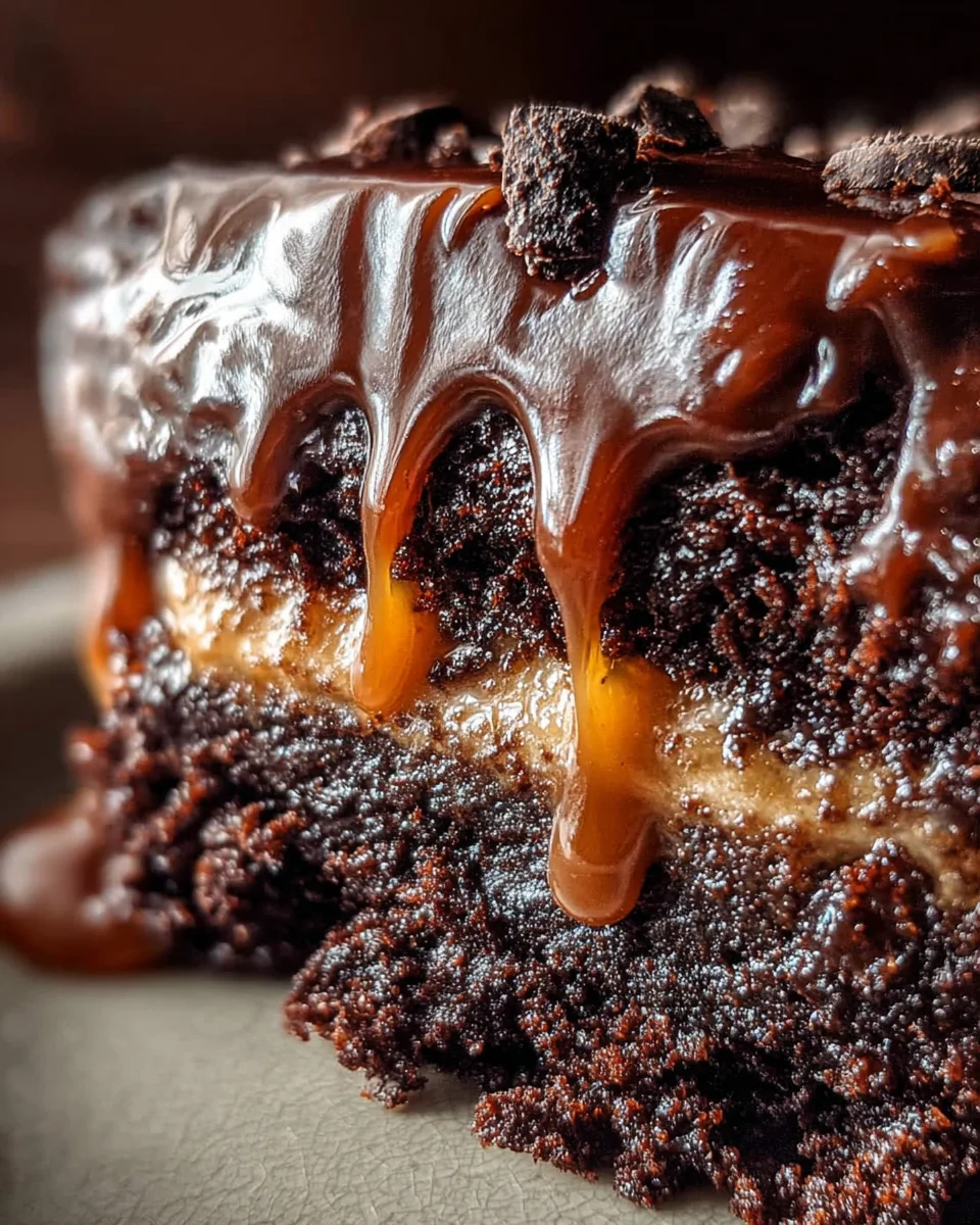 Chocolate Caramel Dump Cake Recipe Chocolate