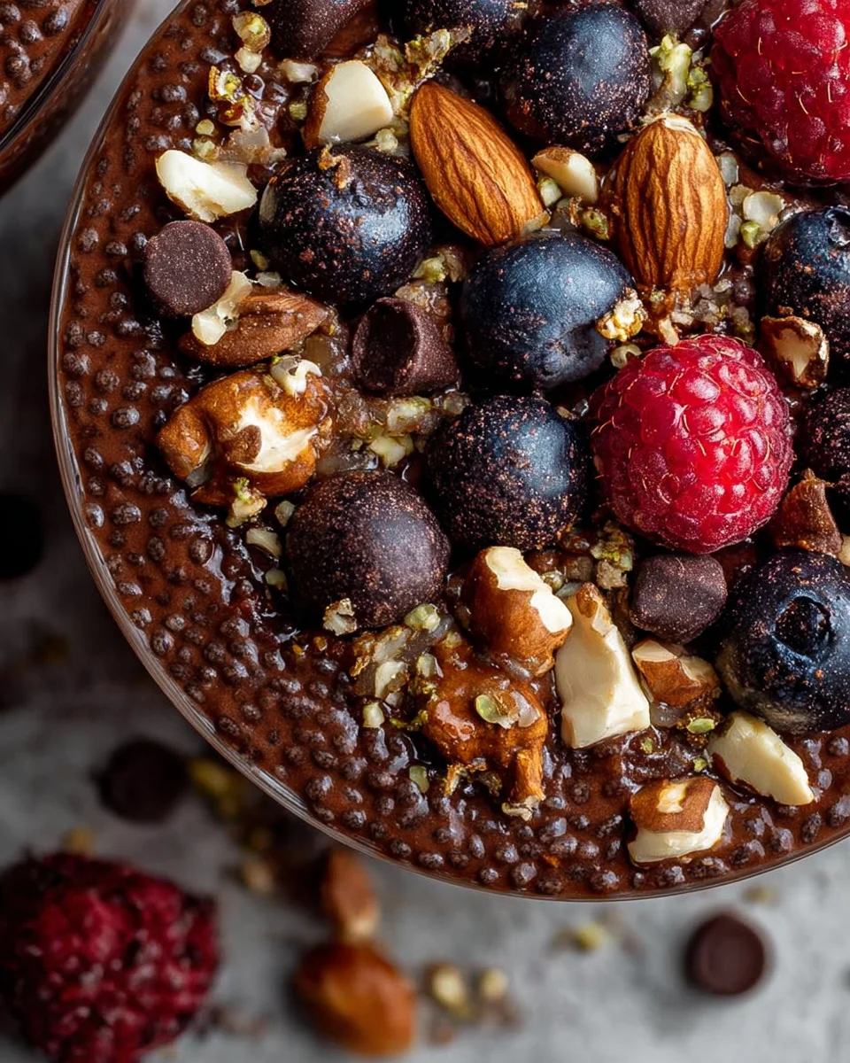 Chocolate Chia Pudding Chocolate