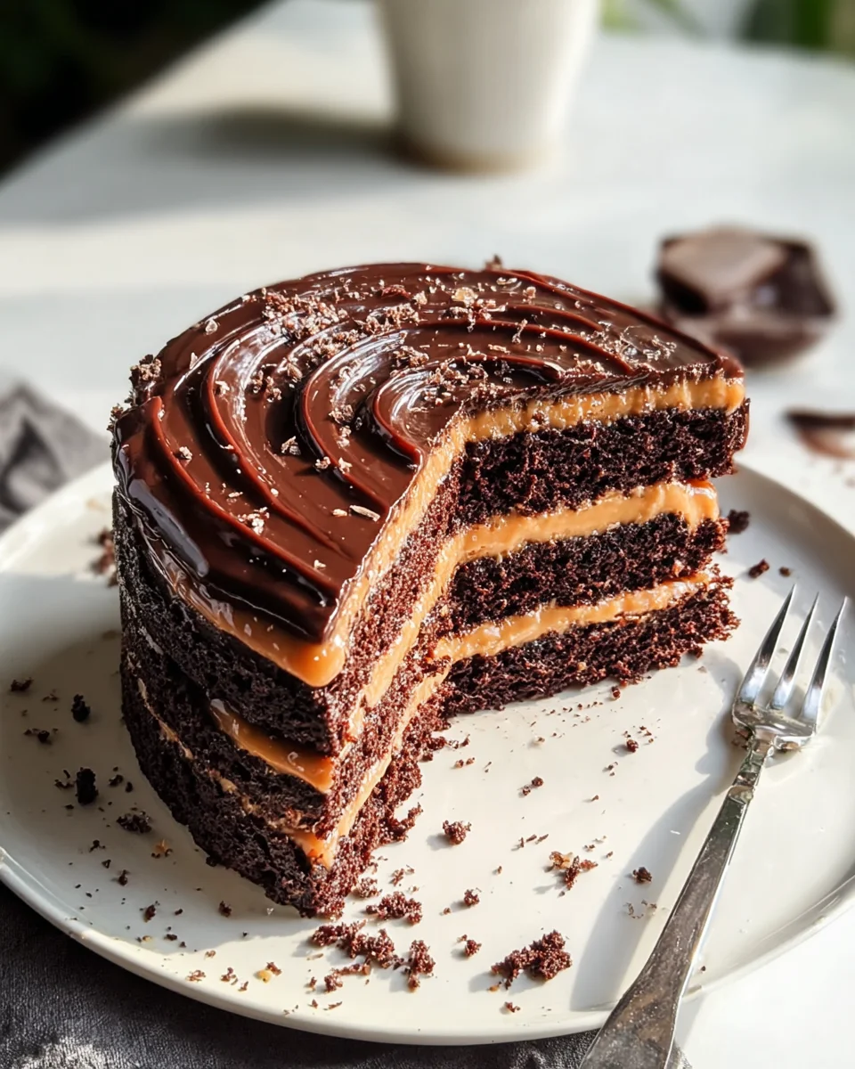 Chocolate Dulce de Leche Cake Chocolate