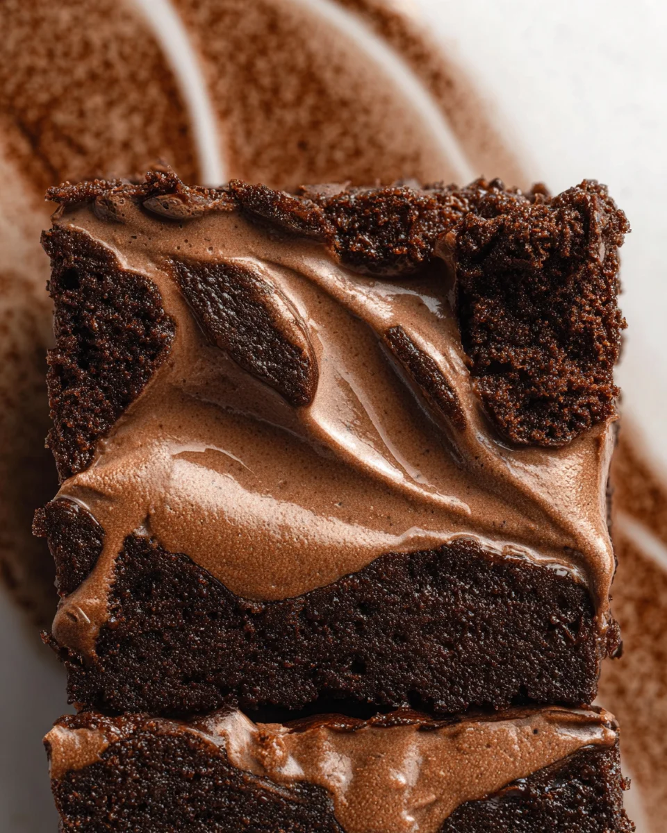 Chocolate Mousse Brownies Recipe Chocolate