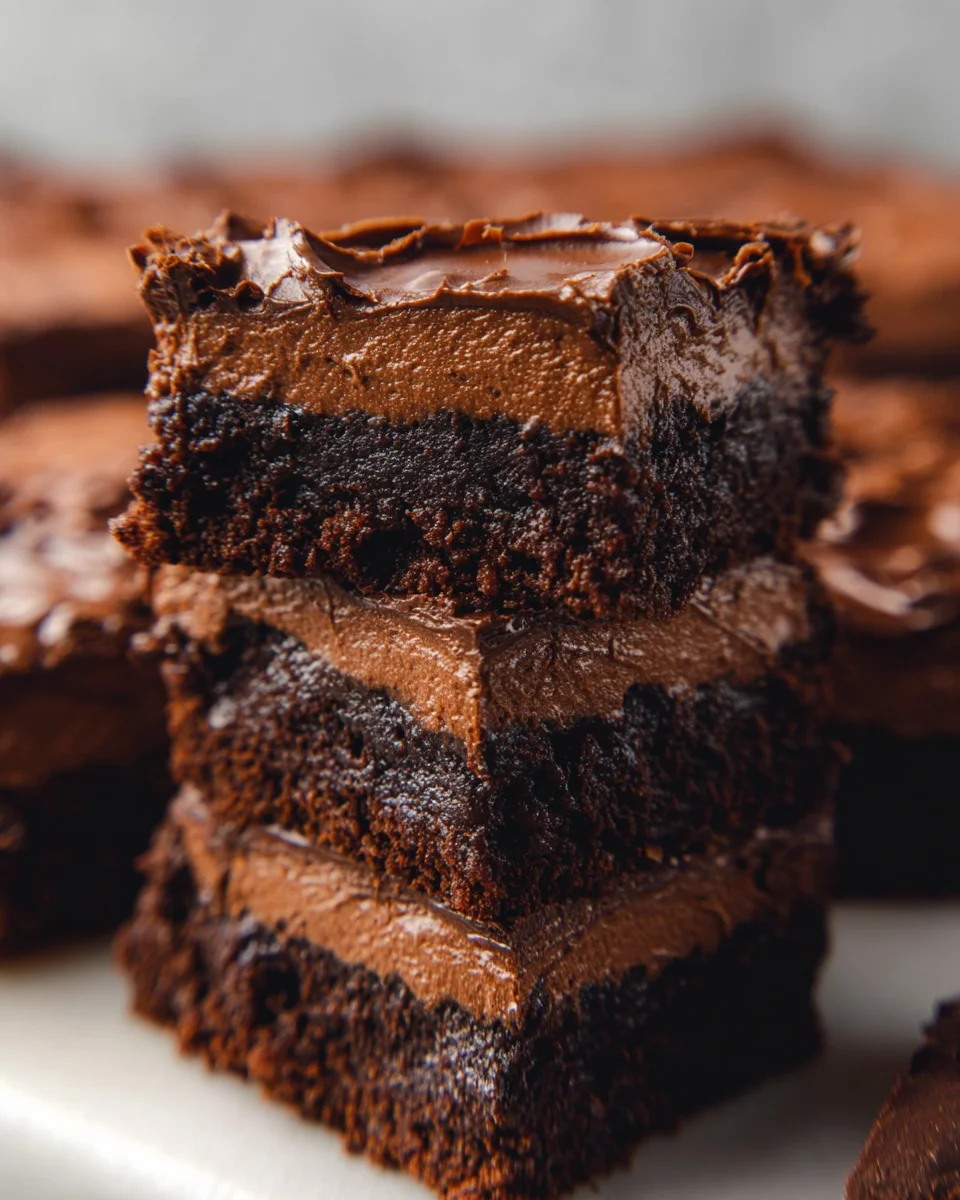 Chocolate Mousse Brownies Recipe Chocolate