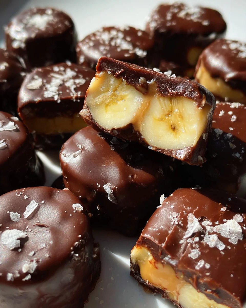 Chocolate Peanut Butter Banana Bites Chocolate Peanut Butter Banana Bites